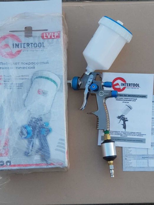 Професійний фарборозпилювач
Intertool LVLP 1.4 мм PT-0134
