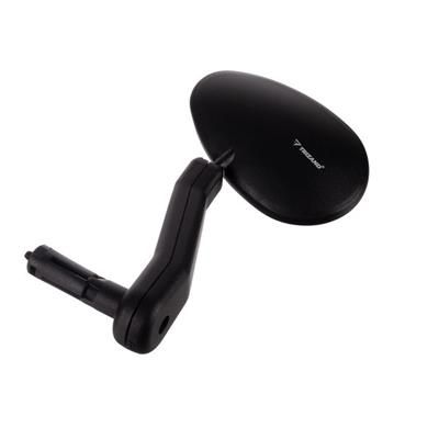 Lusterko rowerowe lewe regulowane czarne