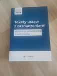 Tekst z ustaw z zaznaczeniami. Aplikacja adwokacka i radcowska 2024