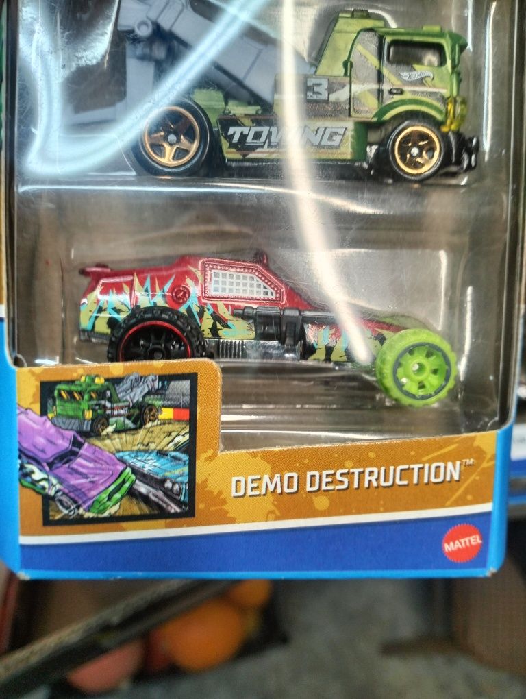 Hot Wheels 5 pak demo destruction  autka resorki