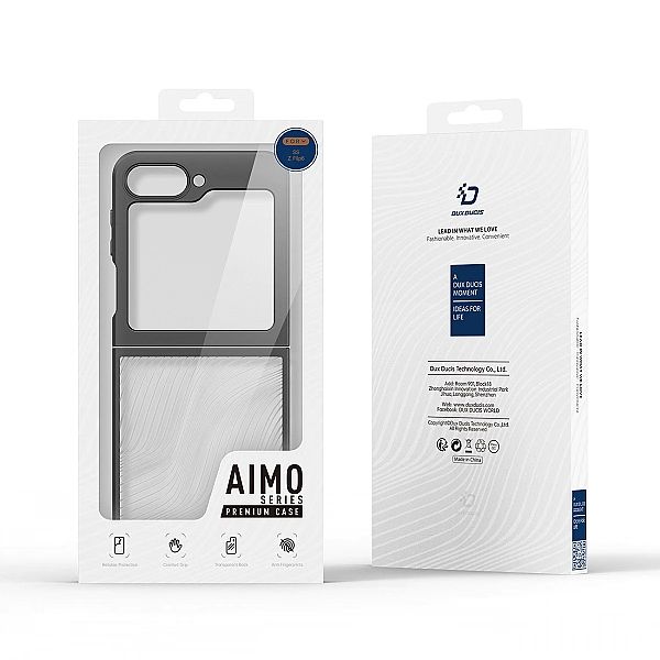 Etui Dux Ducis Aimo na Samsung Galaxy Z Flip 6 - czarne