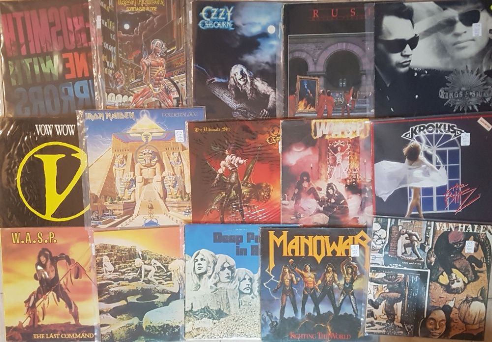 lote lp vinil hard rock heavy metal