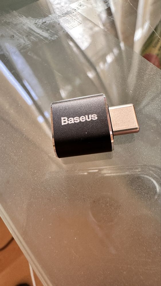 Переходник Baseus USB Type-C to USB Black