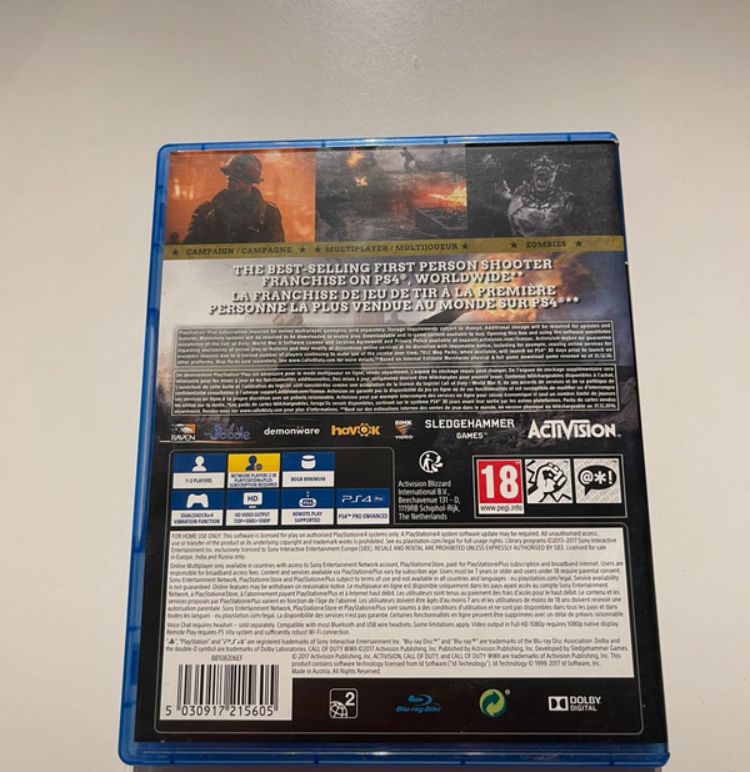 Call of Dutty WWII PS4