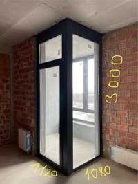 Металопластикові  двері, вікно, балконний блок, панорамні вікна, rehau