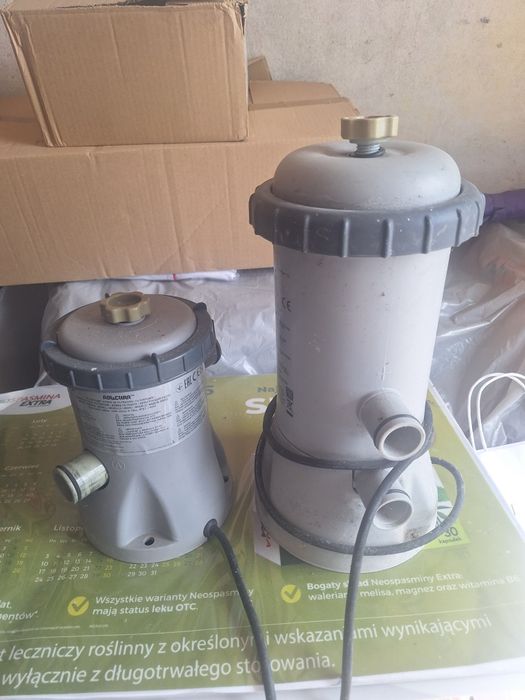 Dwie pompy basenowe zamienię za białą czekoladę milka.