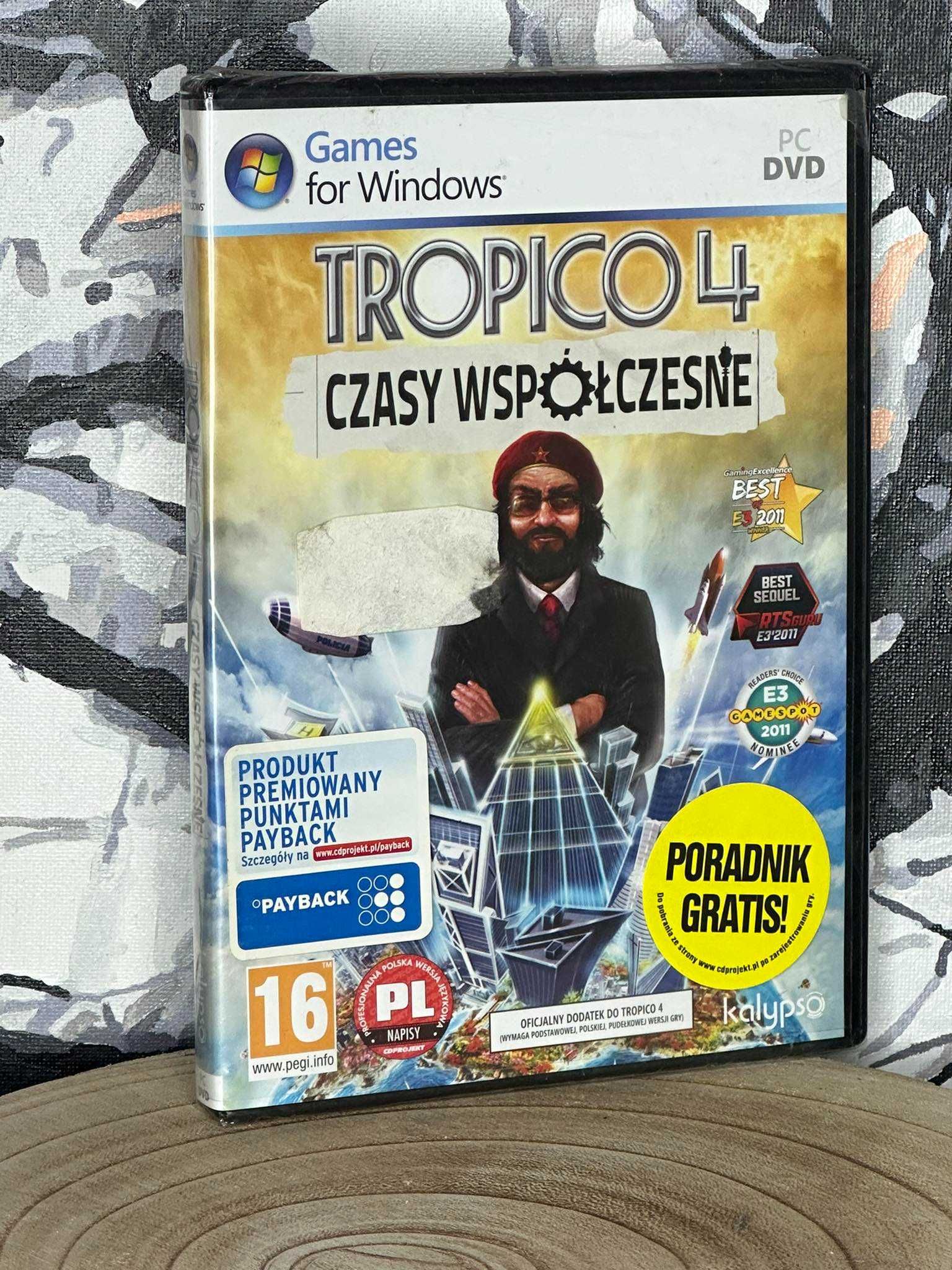 Tropico 4 Czasy Współczesne - nowa zafoliowana folia - polska PC