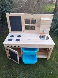 Kuchnia błotna drewniany plac zabaw dla dzieci