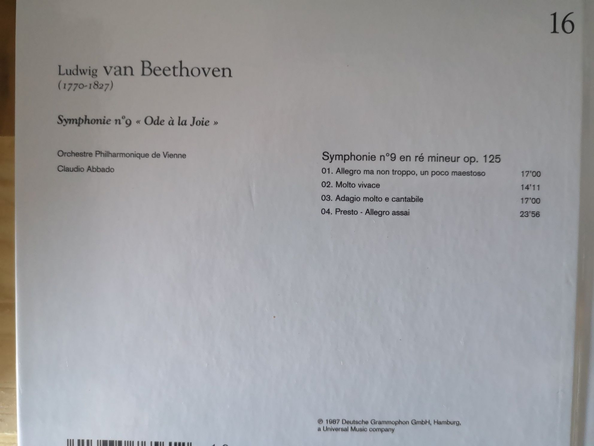 Vendo CD Beethoven