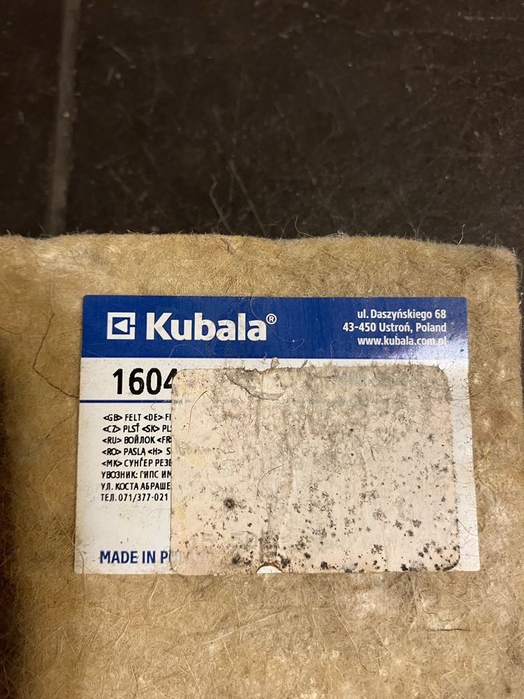 Wałki futrzane filc kubala i guma kubala