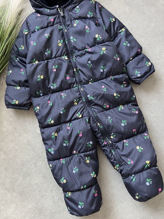 Суцільний демісезоний комбінезон GAP для дівчинки 74см,80см.,86см,90см