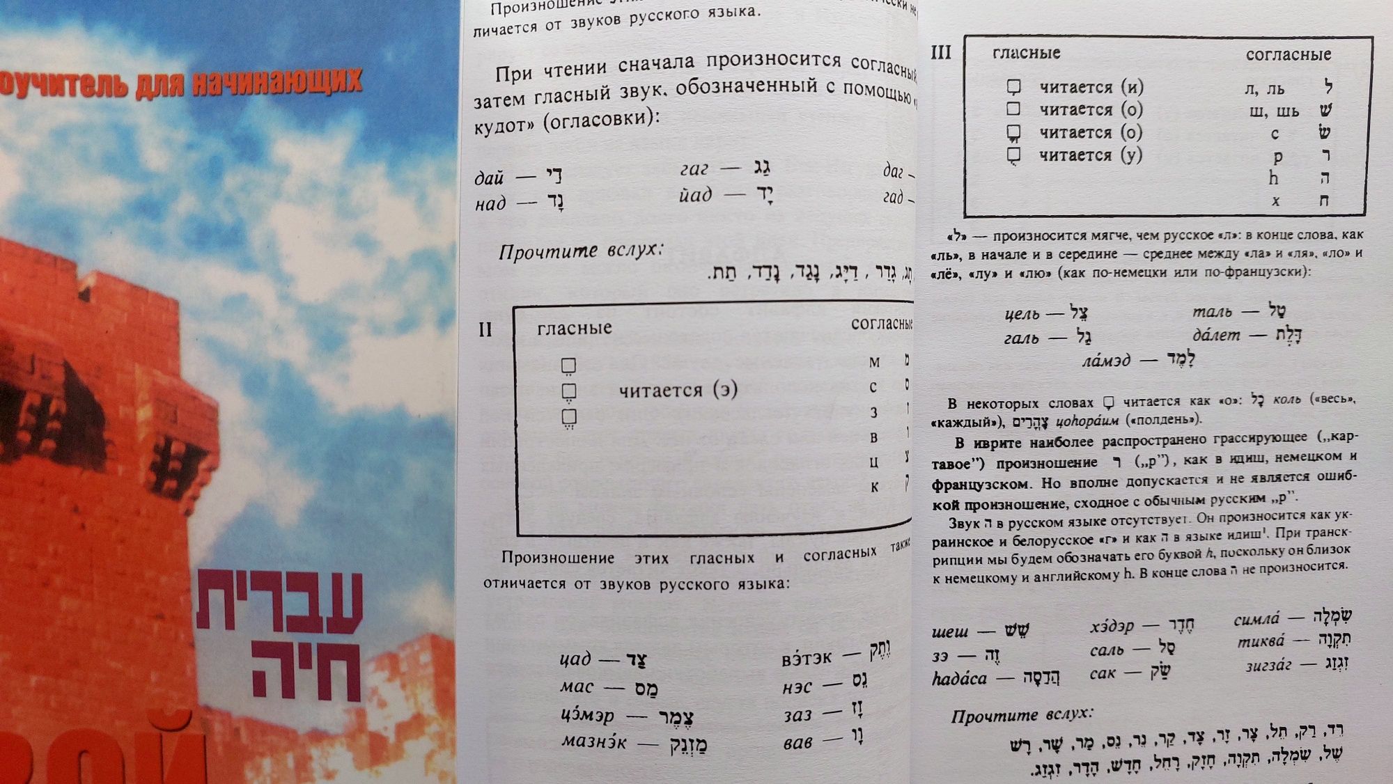 Самоучитель Иврита живой Иврит разговорный прописи