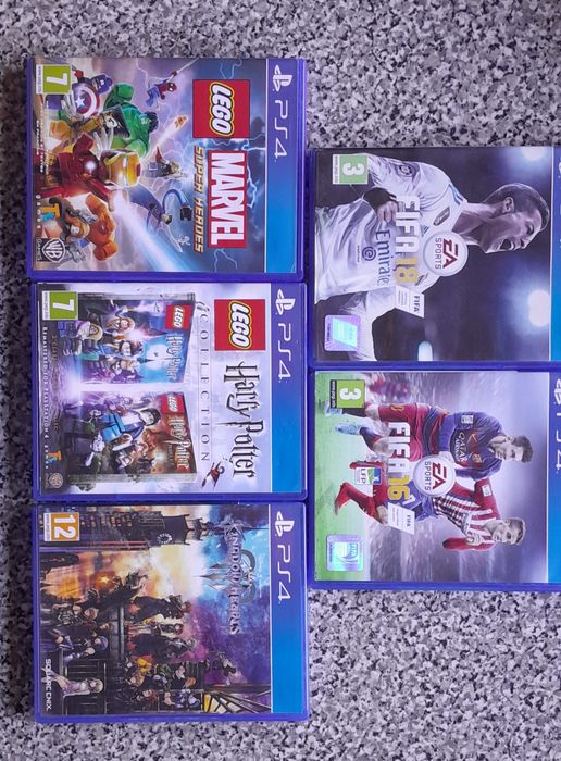 Conjunto de 5 jogos Playstation 4