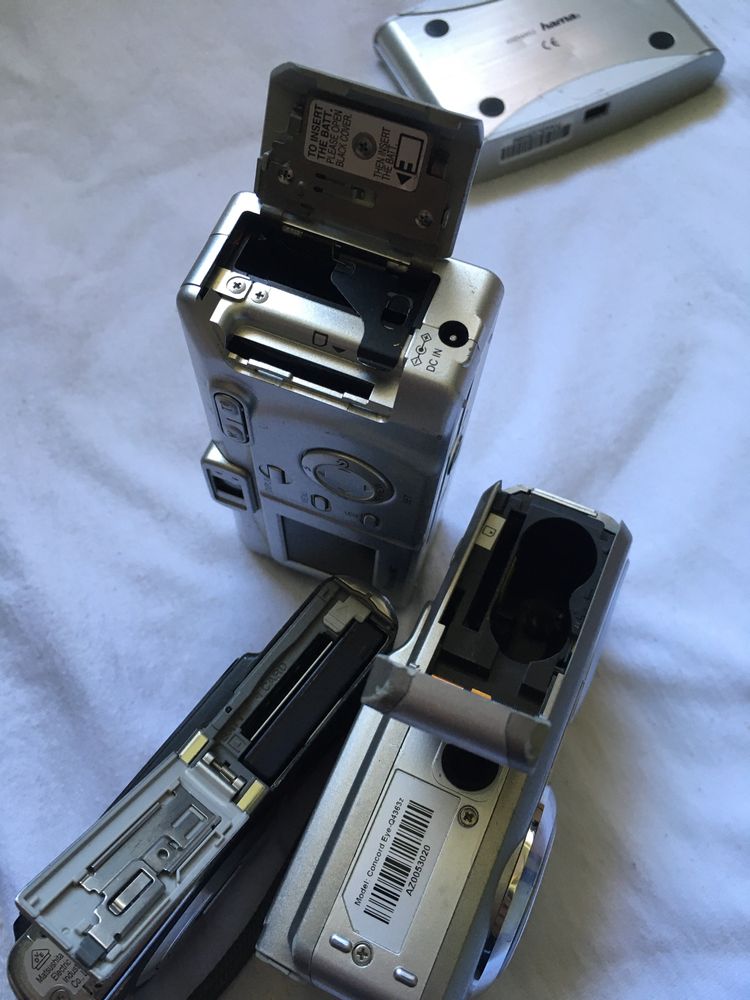 Zestaw 3 aparatów cyfrowych komplet cyfrówek panasonic lumix hama