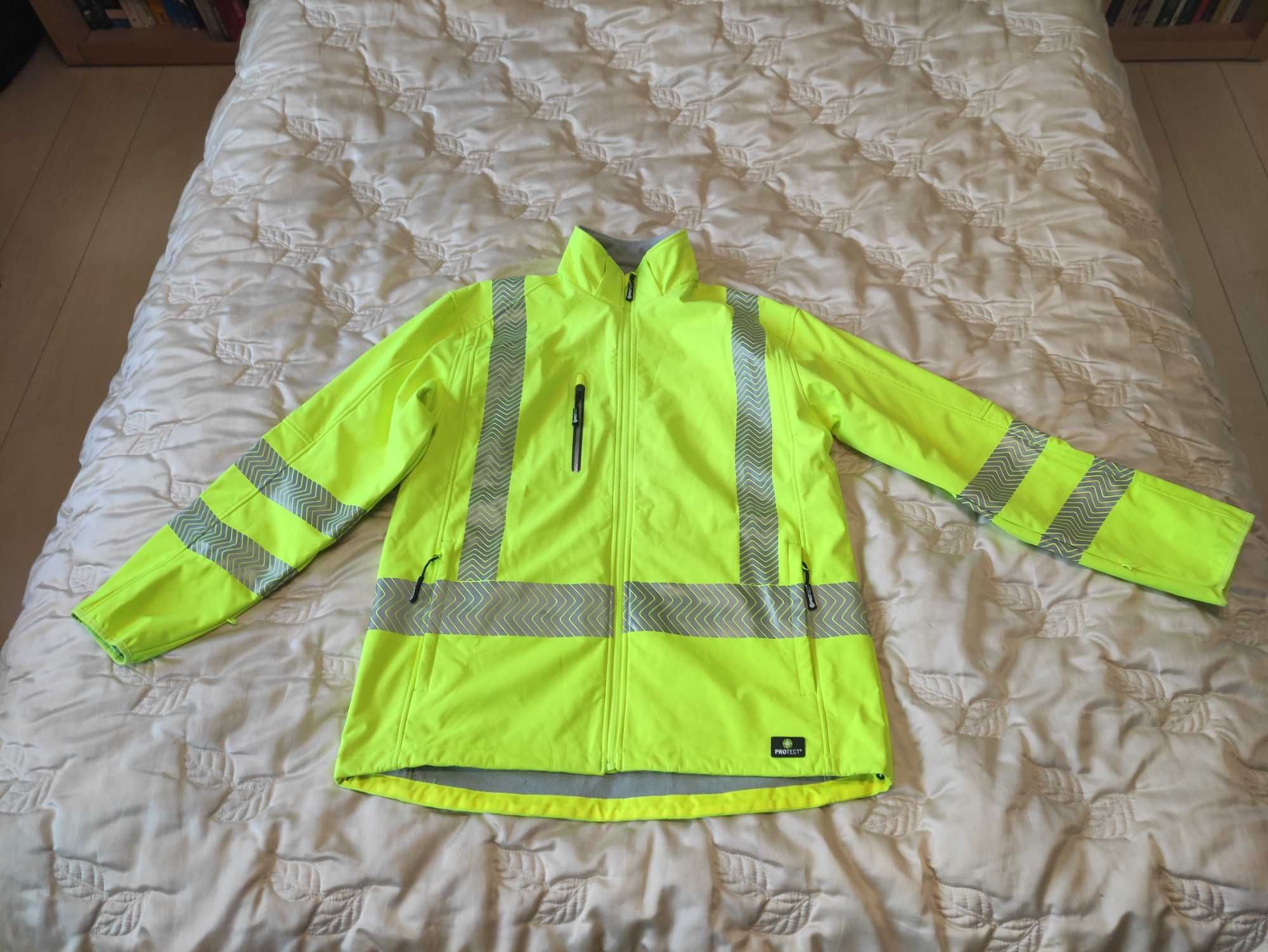 Robocza kurtka odblaskowa softshellowa Protect Workwear Tyler r.  2XL