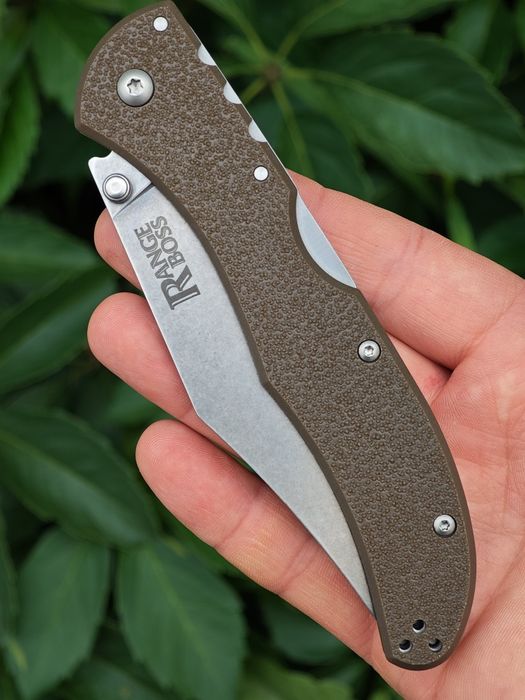 Cold Steel Range Boss полноразмерный и тонкий нож ,лёгкий Broken Skull