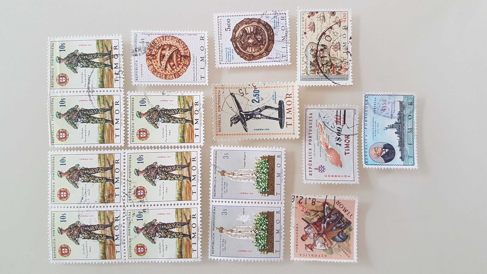 Selos Timor Antigos e Raros