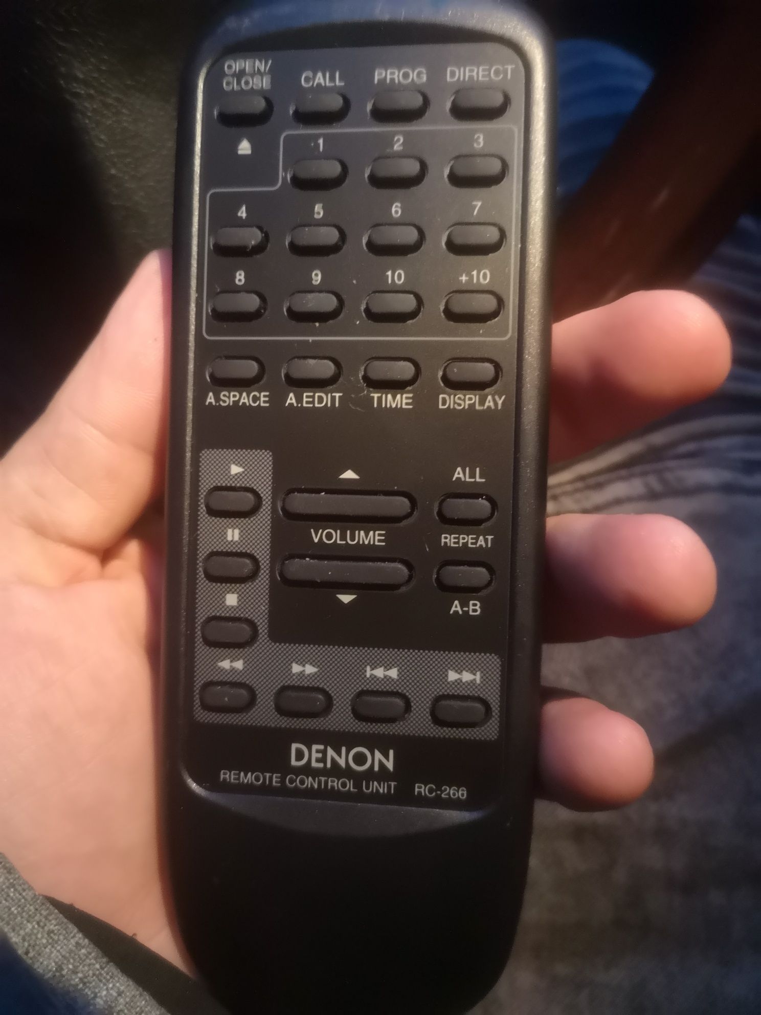 denon RC-266 remote control unit