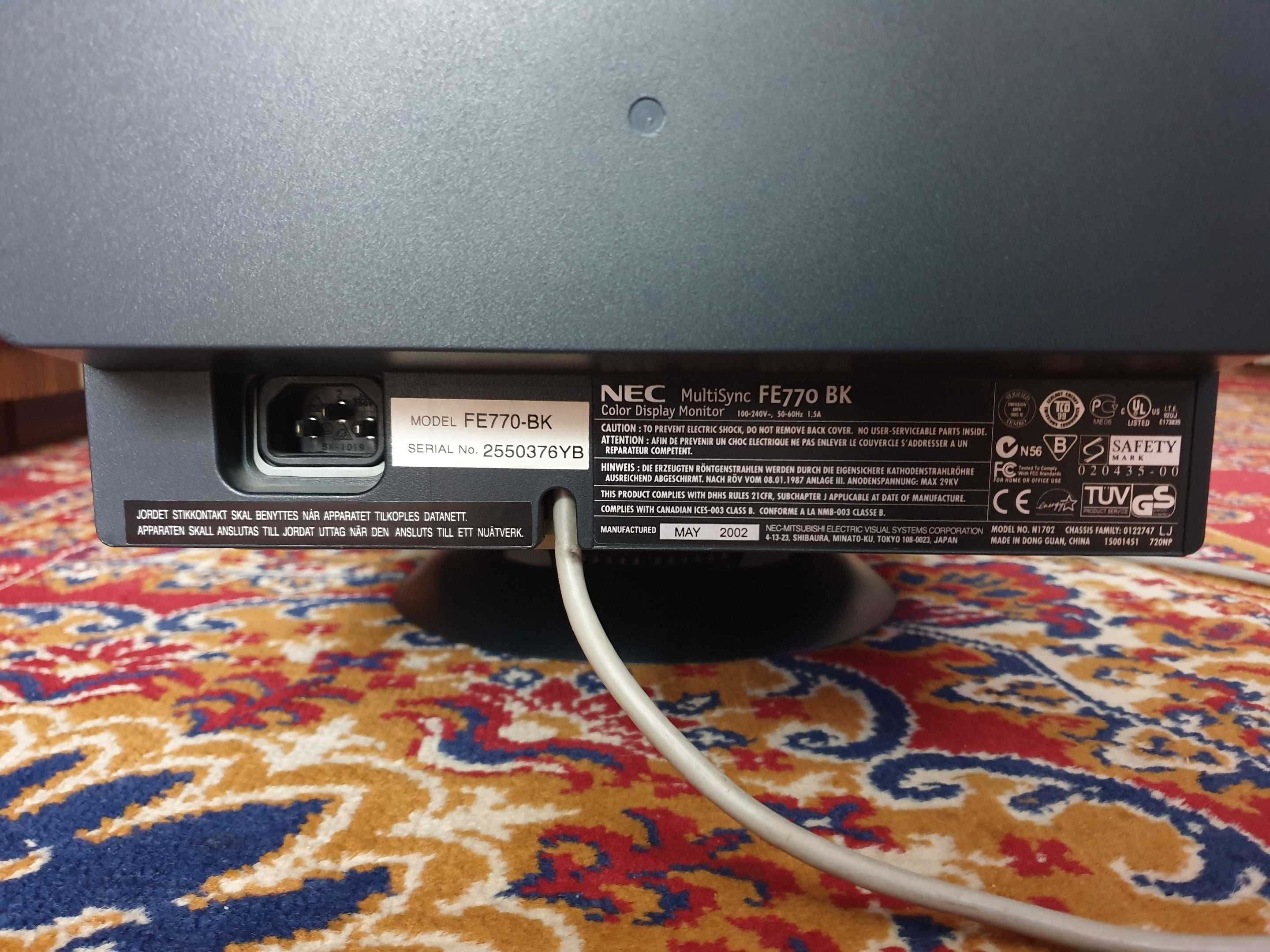 NEC MultiSync FE770 BK