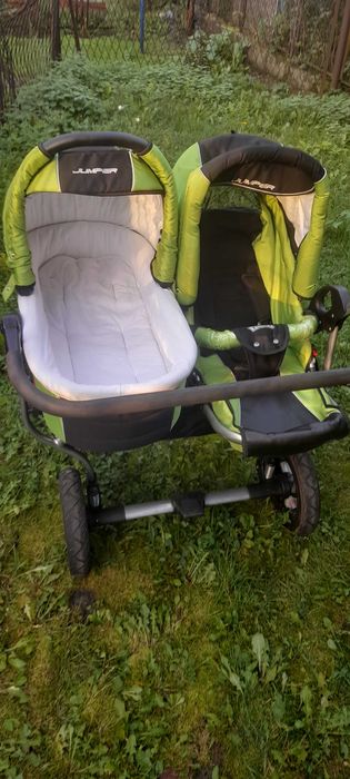 Wózek 2w1 Tako Jumper duo podwójny dla bliźniaków, rok po roku