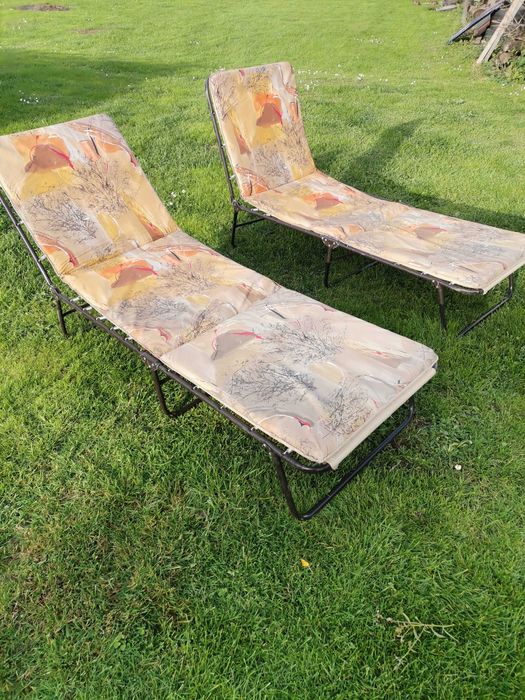 Leżaki ogrodowe składane