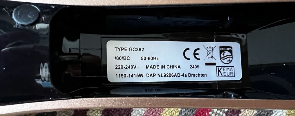 Parownica do ubrań Philips GC362