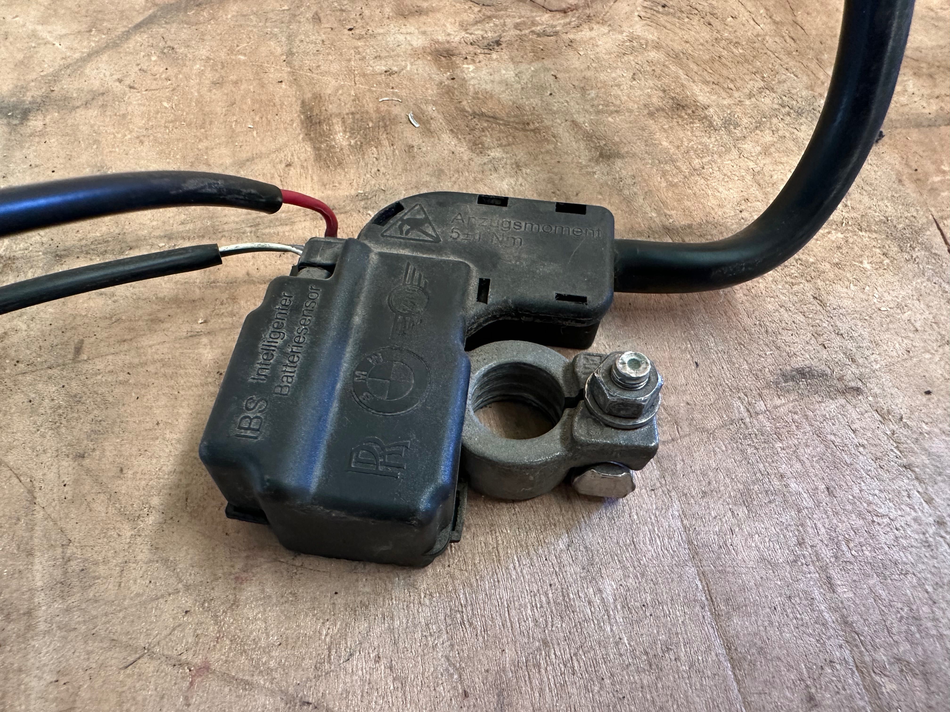 Sensor IBS Cabo Negativo da Bateria BMW E60 E61 520D 525D 530D