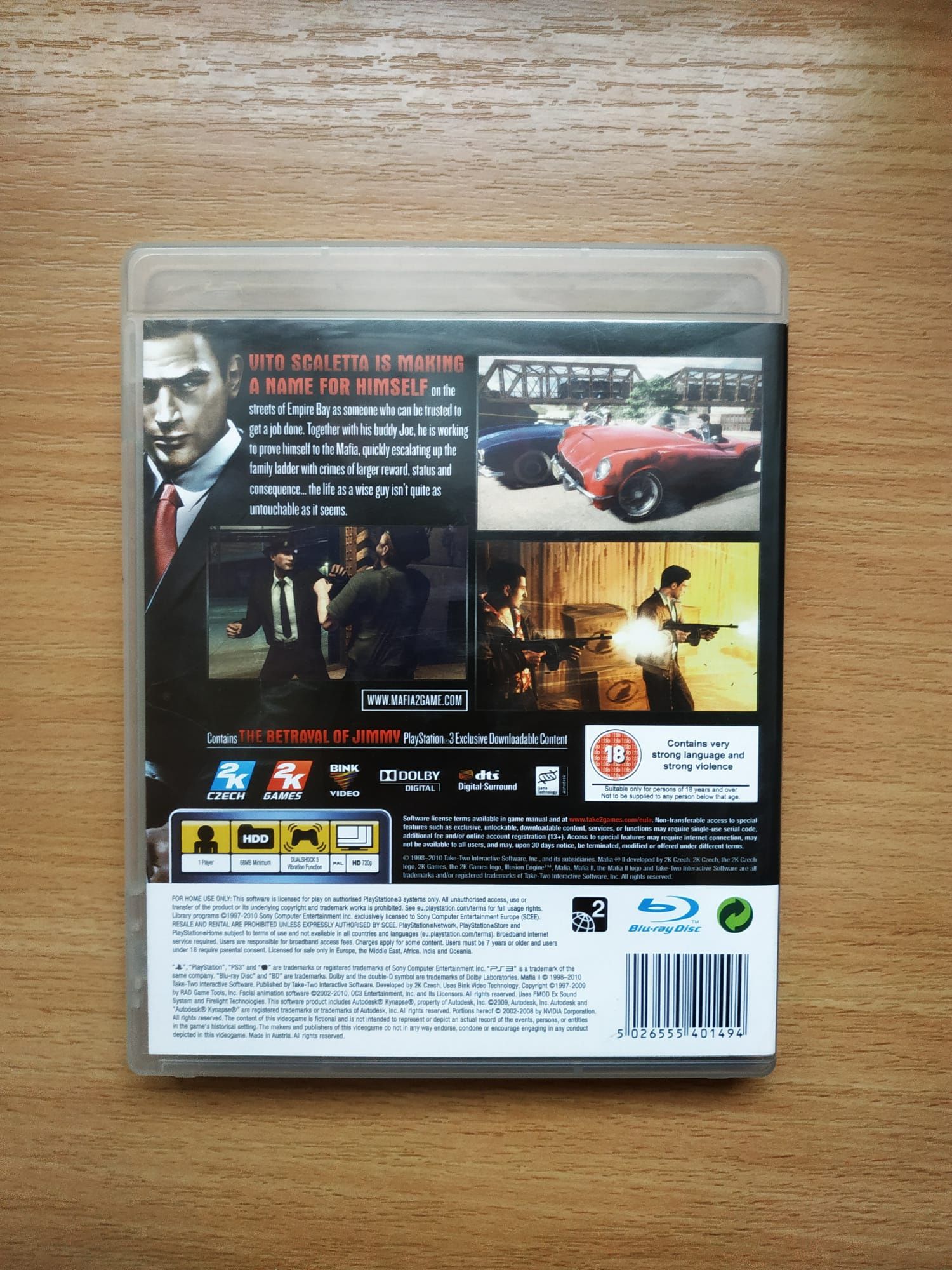 Mafia 2 PS3 , stan bdb, możliwa wysyłka