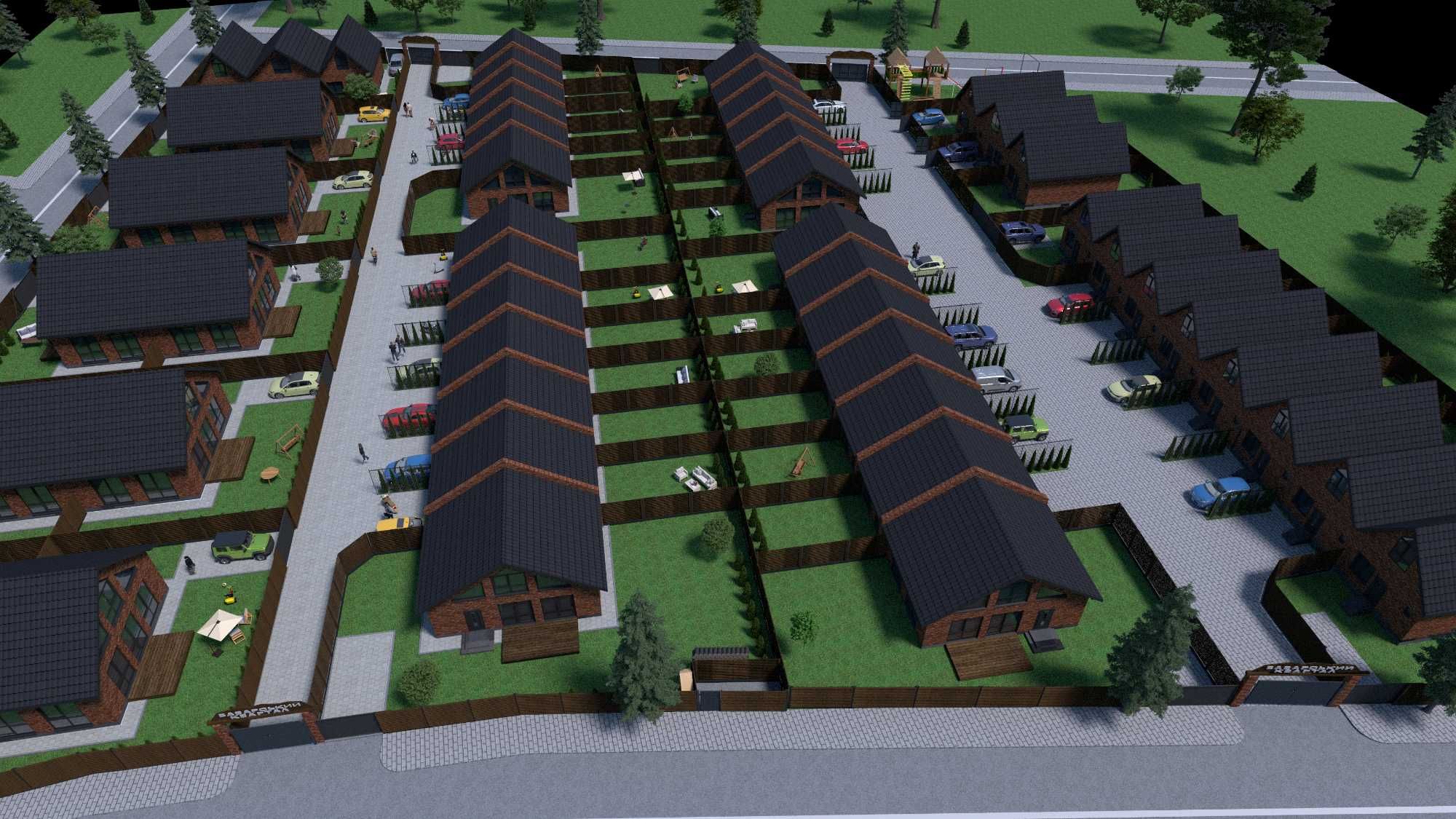 ПРОДАЖ Таунхаус 100 м²  БАВАРСЬКА КЛАДКА 1,5 сотки від забудовника