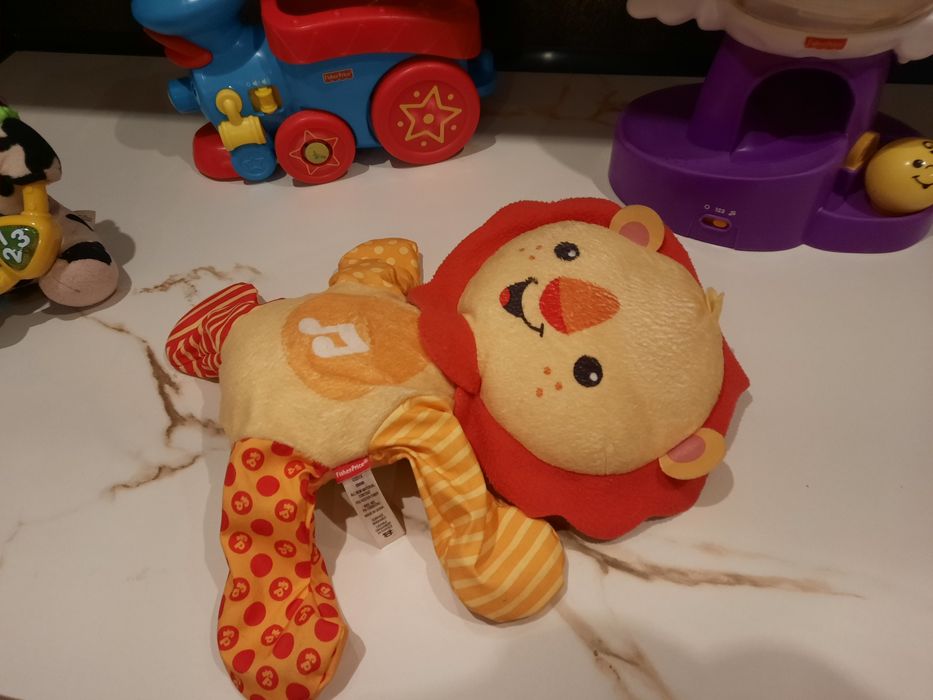 Zestaw zabawek edukacyjnych interaktywnych fisherprice vtech po angiel