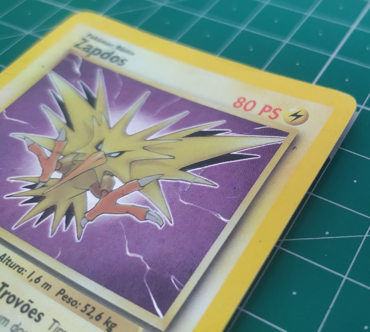 Zapdos Pokémon Base Set Fóssil Edition N° 15/62