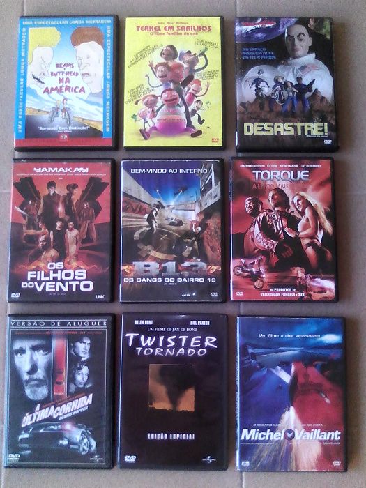 Vendo dvd's novos e alguns selados