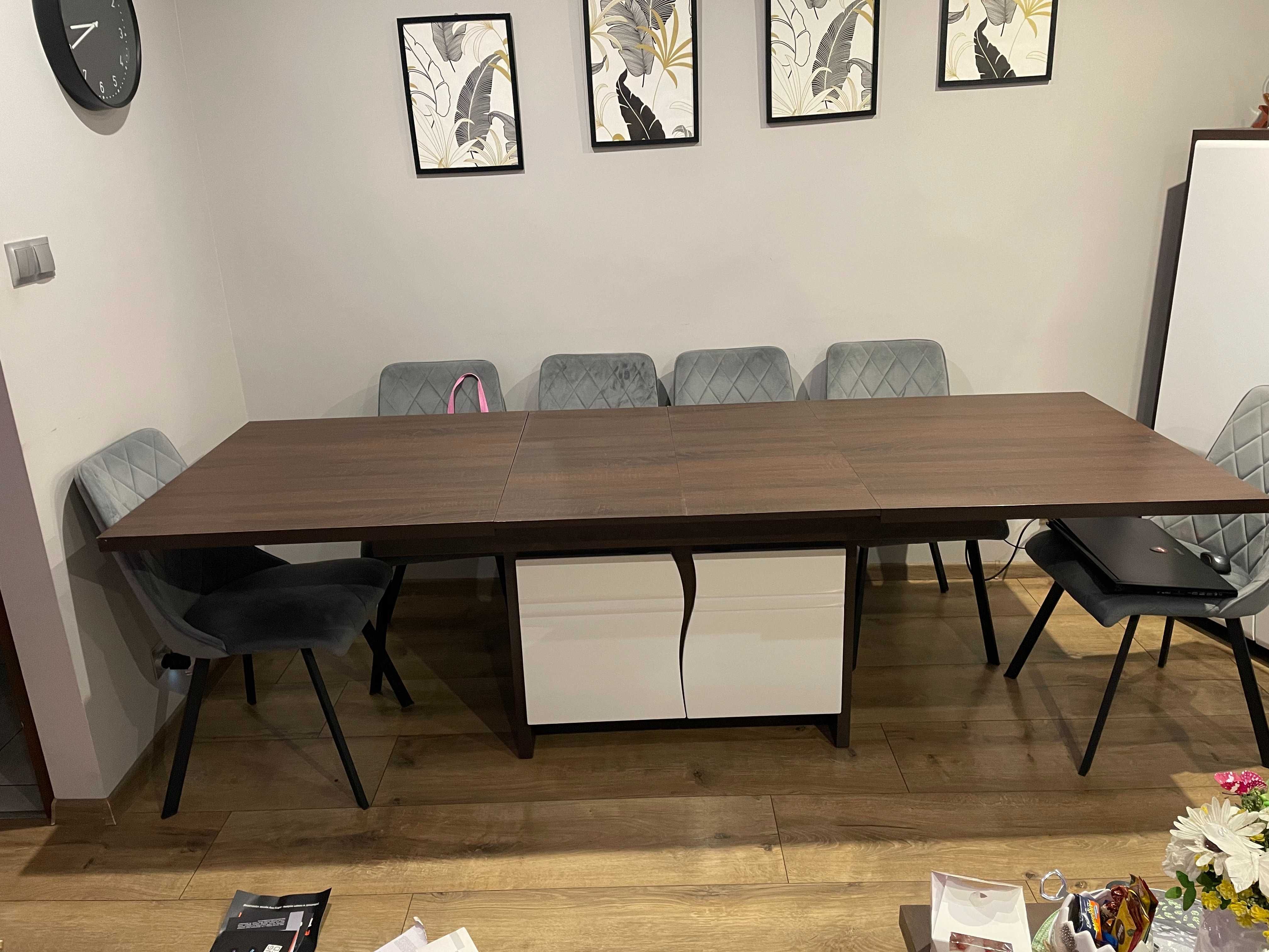 Meble do salonu Biały połysk