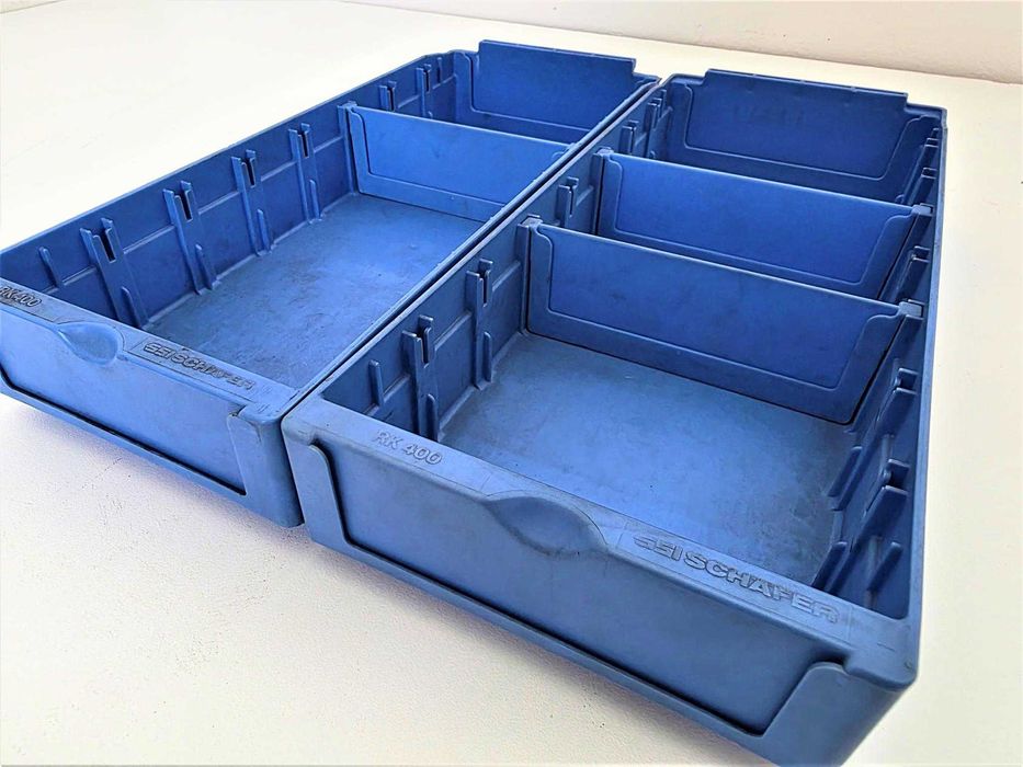 Pojemnik Kuweta Skrzynka Kosz Magazynowy Plastikowy Warsztat Garaż Dom