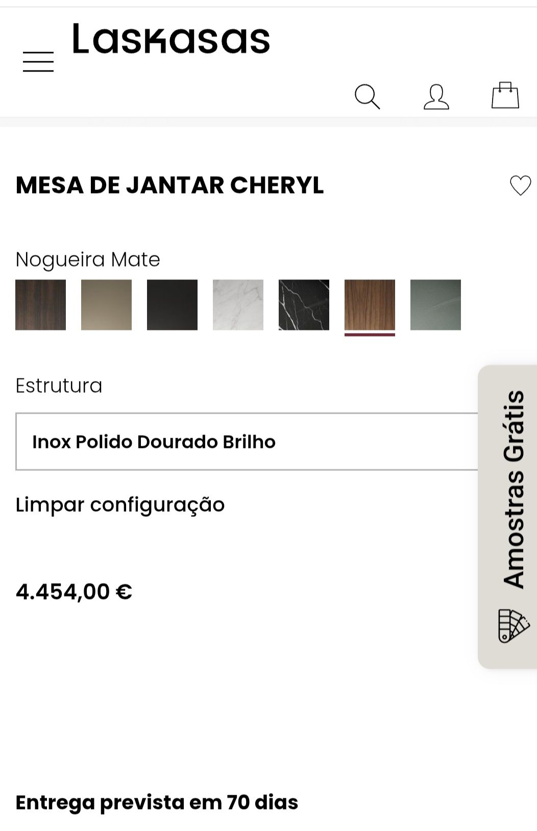 Mesa e cadeiras laskasas tudo como novo