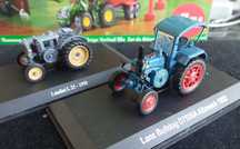 Kultowe Ciężarówki PRL traktor Lanz Bulldog D7506A oraz Landini  1:43