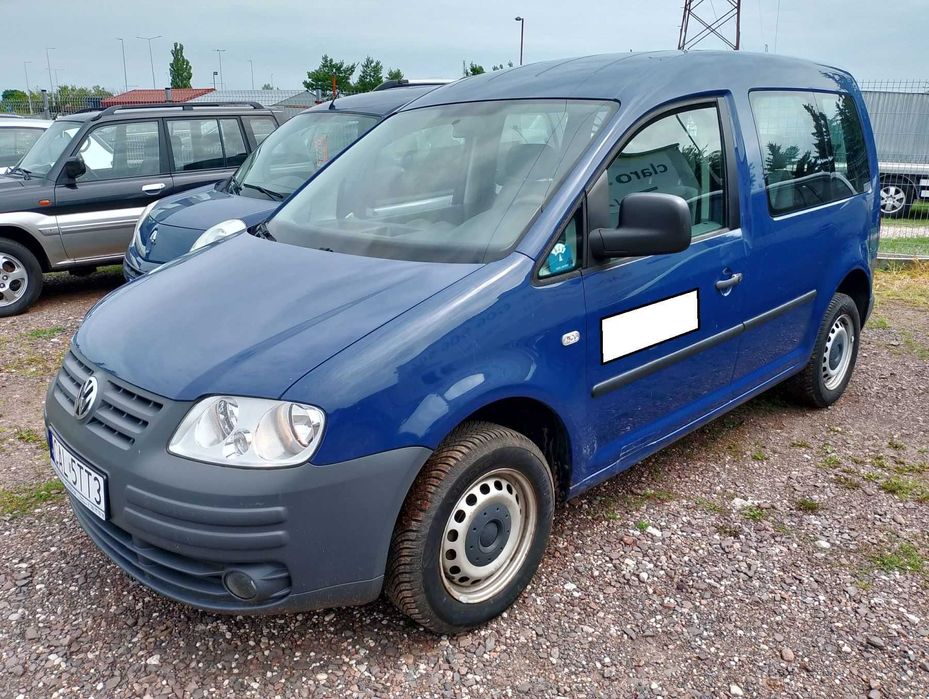 VW Caddy 1.4 MPI benzyna 80KM 5-osobowy b. zadbany Jedyny właściciel
