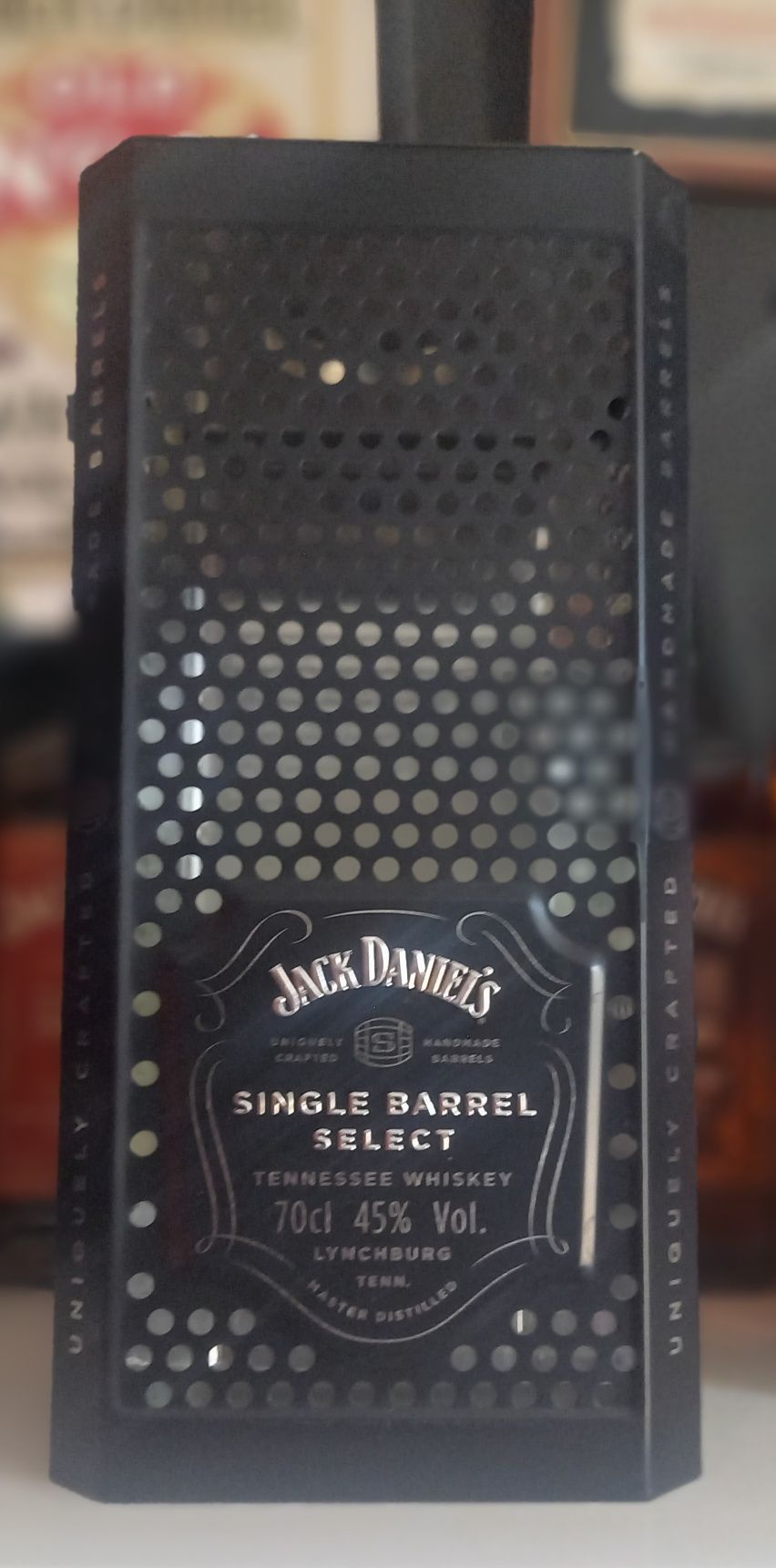 Caixas em metal jack daniels