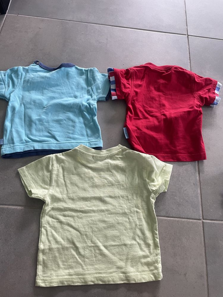 3 szt t-shirt koszulka chłopięca dziecięca 68/74