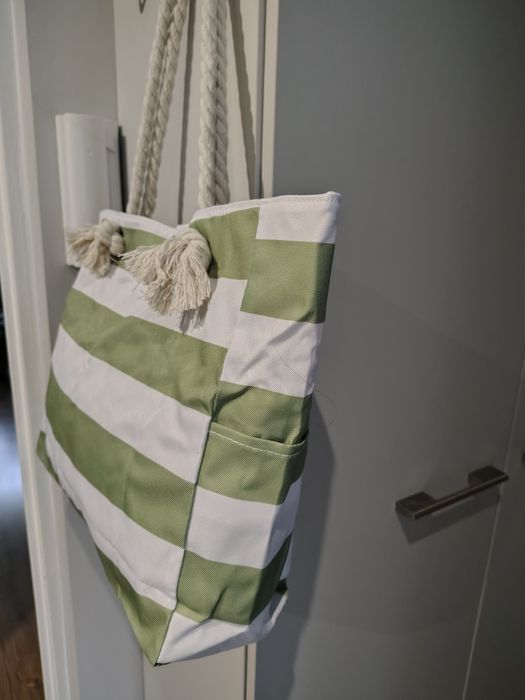 Torba plażowa w paski