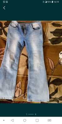 Spodnie jeans nowe wytarte. Z lajkra