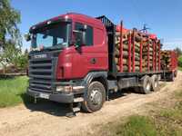 Samochód ciężarowy do drewna Scania R480  6x4  z HDS