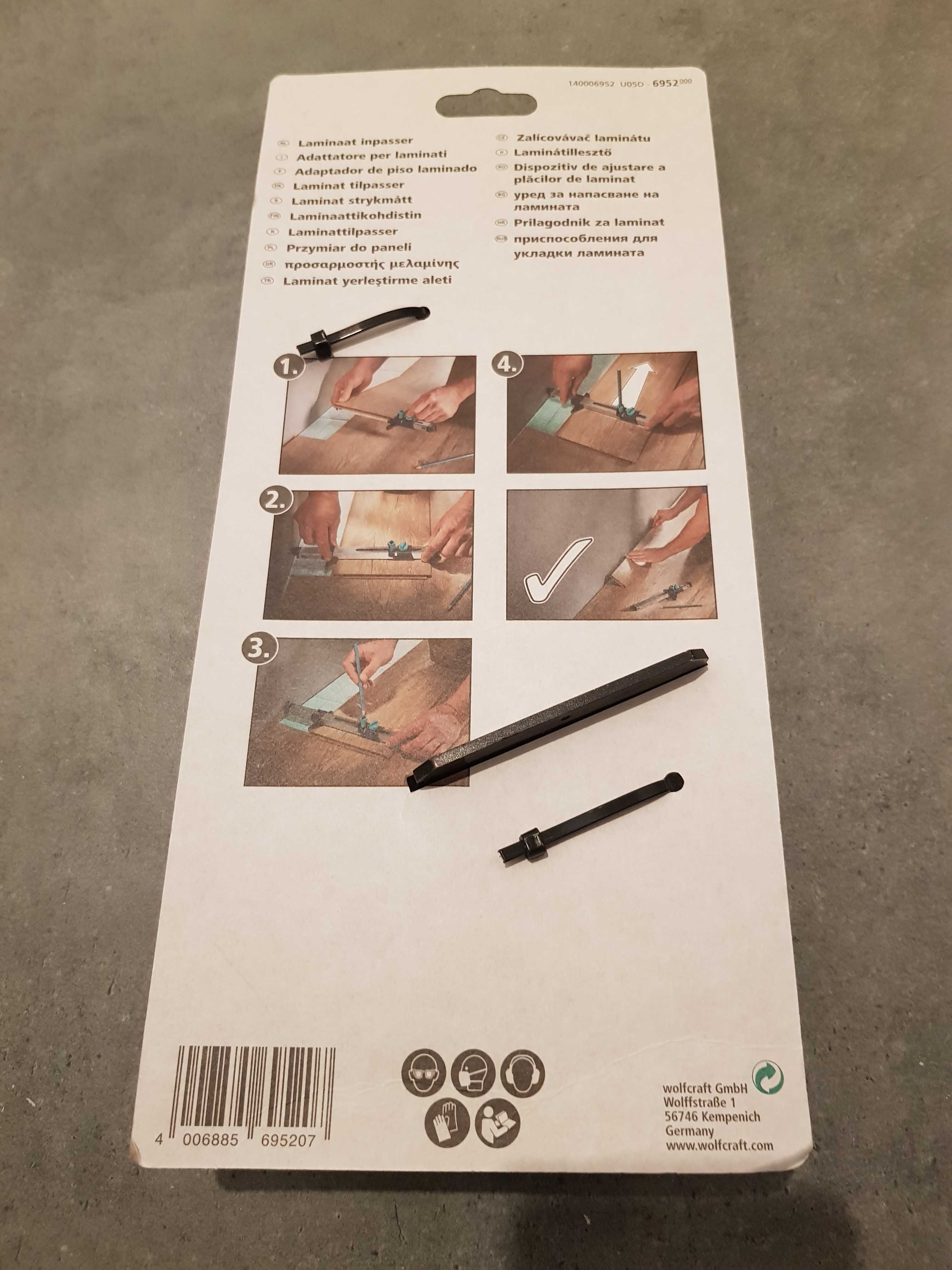 NOWY WOLFCRAFT przymiar do paneli laminowanych i winylowych 6952.000