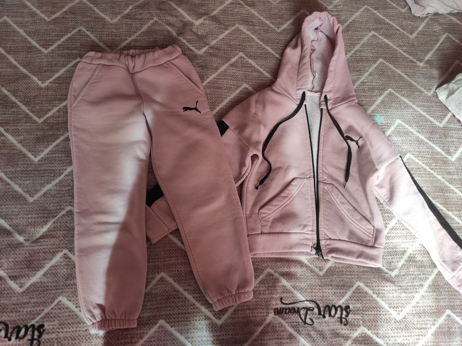 Теплий костюм для дівчинки 5-6 років розмір 32