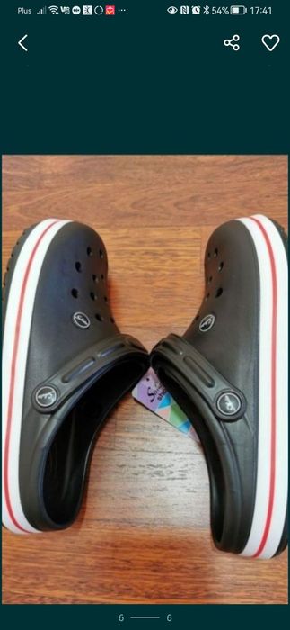 Klapki Męskie Typu Kroksy Lekkie Wygodne Czarny 42 Rozmiar