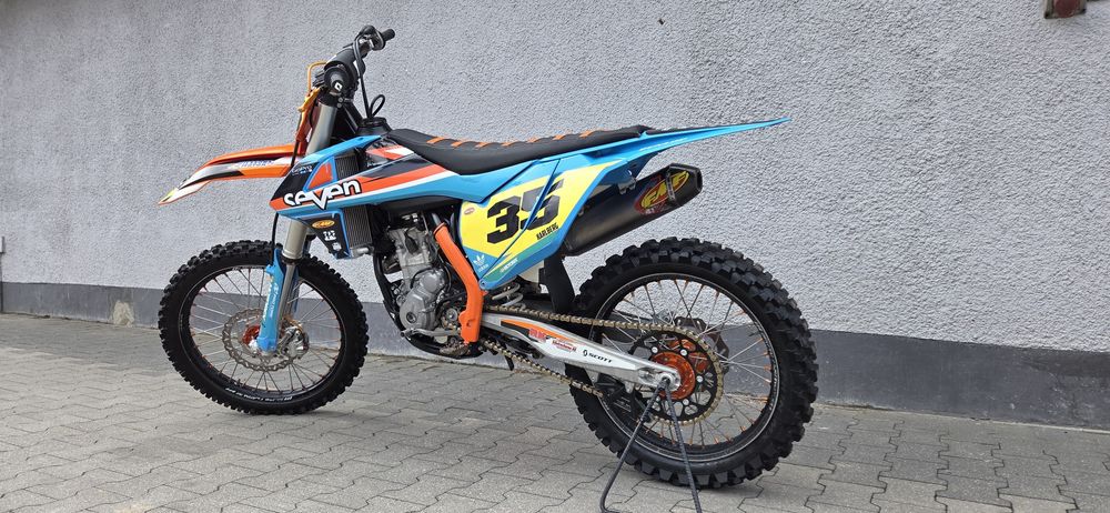Ktm Sxf 350 rok 2016 Wzorowy Stan 155 Mth Od Nowości Akrapovic Racing