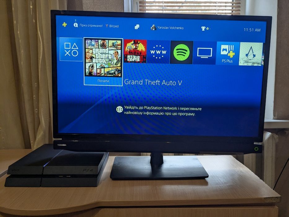 PS4 Fat (Digital-версія) + GTA V, RDR2