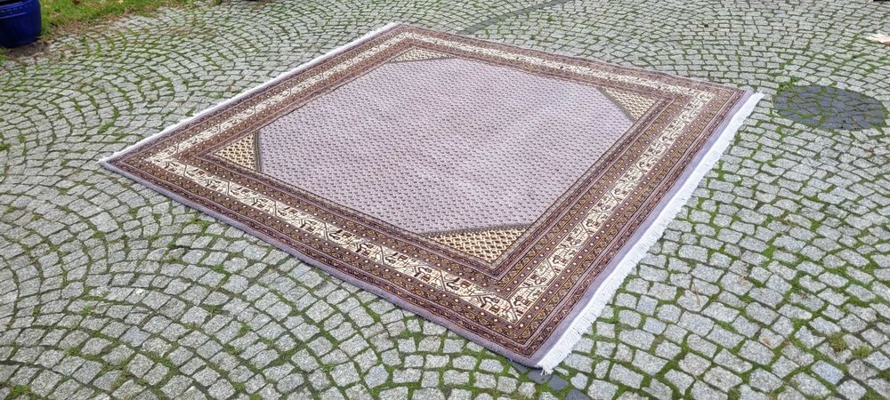 -70% lśniący indo saroug mir perski dywan ręcznie tkany 205/255cm