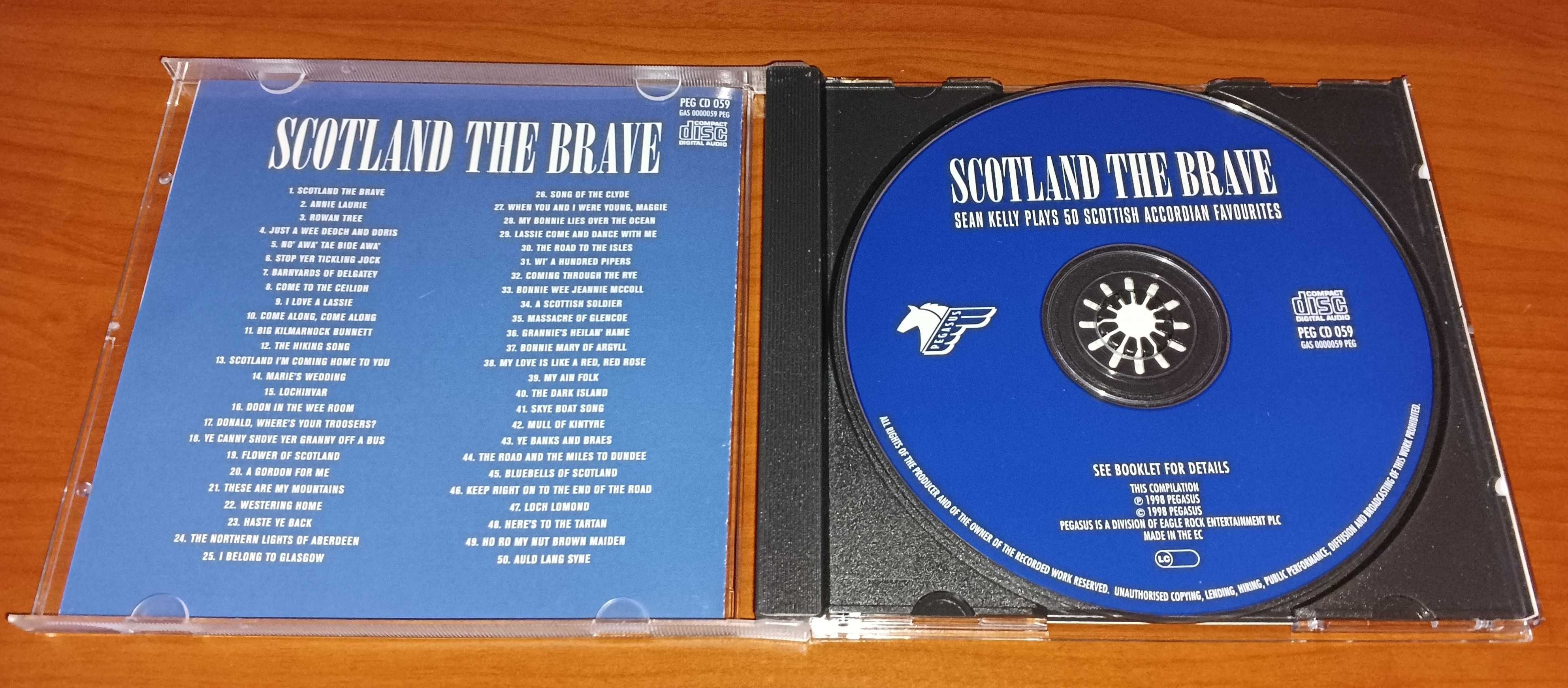 CD Scotland The Brave - Sean Kelly Plays 50 Scottish...  (akordeon)