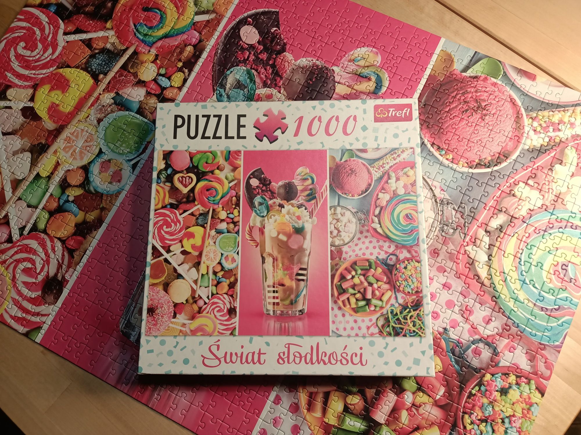 Puzzle 1000szt Trefl Swiat Slodkosci